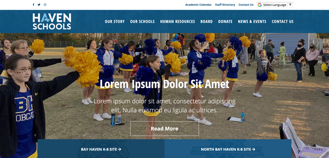 Haven Schools Web Site Image